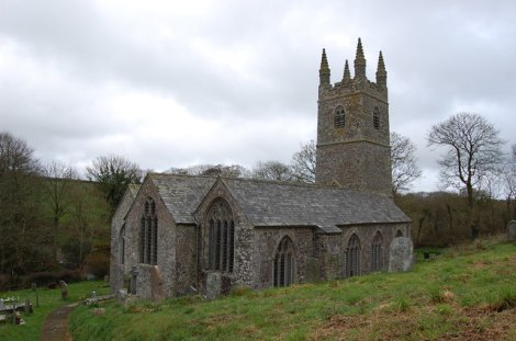 St Swithin's in Launcells (Cornwall); hier fand Sir Goldsworthy Gurney seine letzte Ruhestätte.    © Copyright Philip Pankhurst and   licensed for reuse under this Creative Commons Licence.