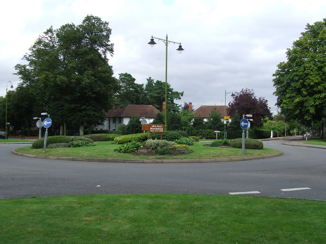 Letchworth Garden City Hertfordshire Und Der Erste Kreisverkehr