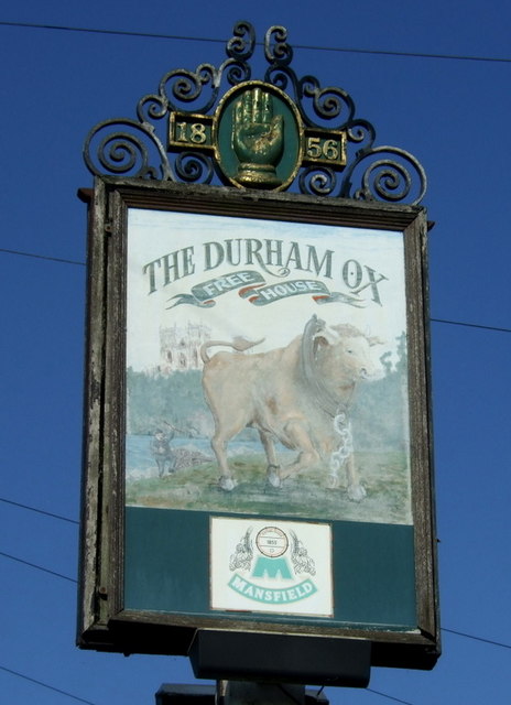 The Durham Ox bei Denby Village (Derbyshire).    © Copyright JThomas and   licensed for reuse under this Creative Commons Licence.